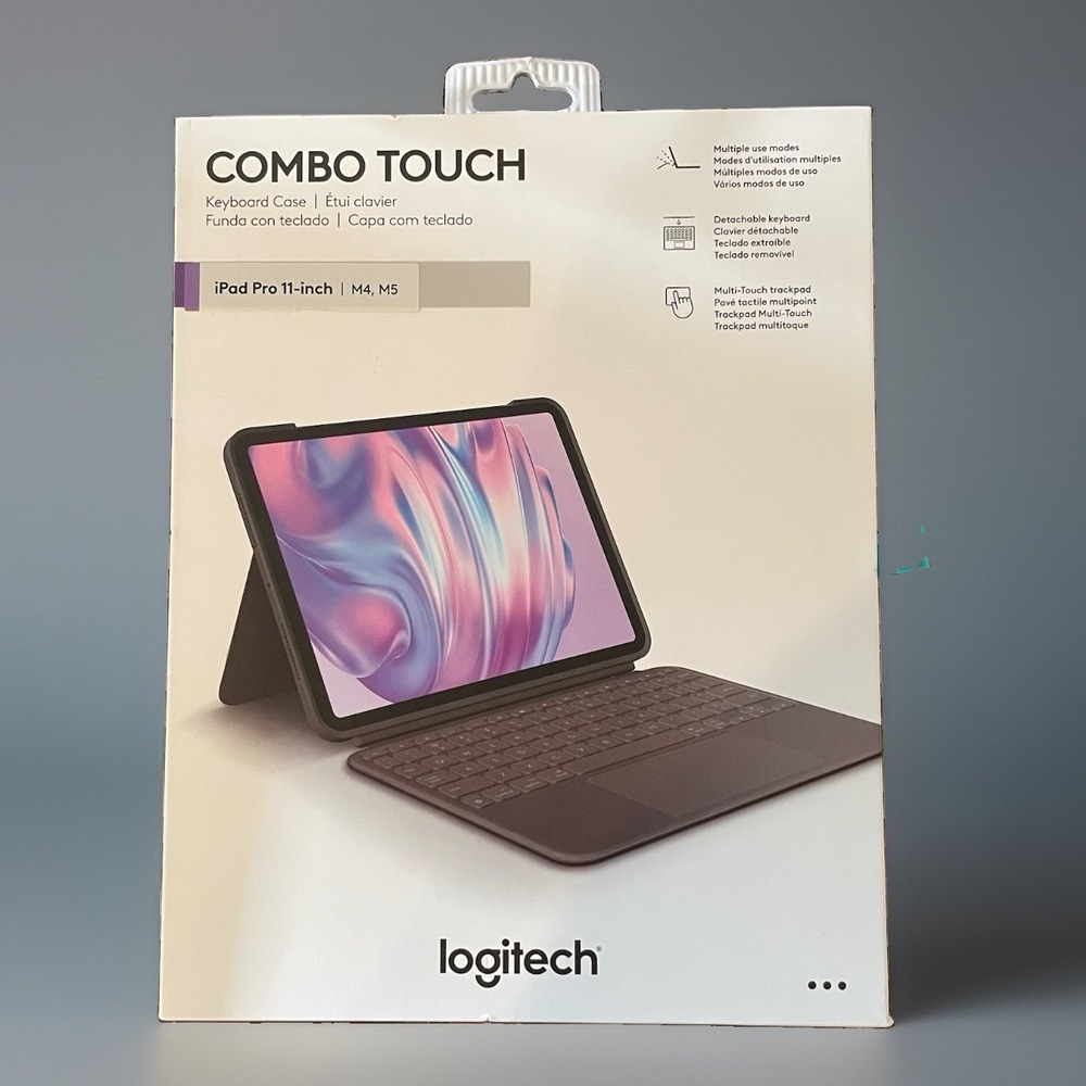 *NEW* Logitech Combo Touch Keyboard Case, iPad Pro 11-inch (M4, M5) 920-013304